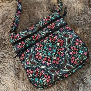 Vera Bradley triple zip hipster